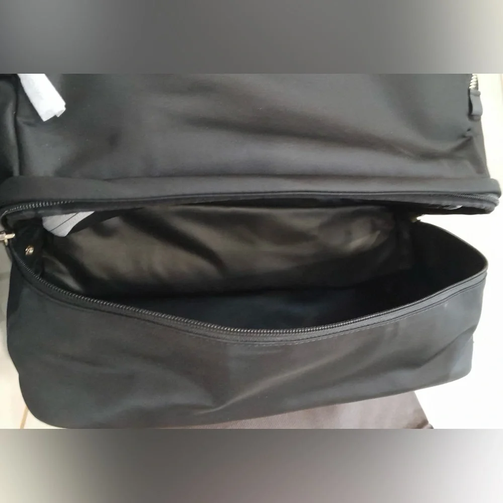 NWT TUMI Voyageur Bexley Laptop Backpack Black Gold Hardware wt Shoe Compartment - Picture 5 of 6